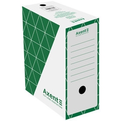 Архивна кутия картон Axent 350x255x150 mm Зелен