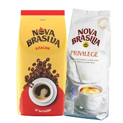 Кафе Nova Brasilia на зърна 1 kg